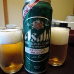 玉屋旅館 - お風呂上がりにプハッと一杯