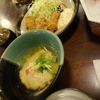 ざくろ 銀座店 - 週替りの和定食のゆば蒸しとかきフライも到着！（2015.11）