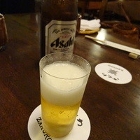 ざくろ 銀座店 - まずはビアーで乾杯！（2015.11）