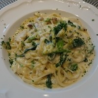 ルセット - ほたてと青菜  白菜のクリームソース.