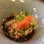 福寿司 - カワハギ肝ポン酢