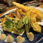 やなぎ澤 - 【再訪30】天ぷら盛り合わせ