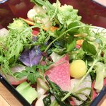 ル モンド グルマン - ランチコース 3350円 の20種類の彩り温野菜