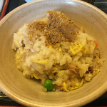 銀の穂 - 鰹節のふりかけをかけていただきました