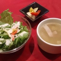 小岩井農場TOKYO  - スープ、サラダ、ピクルス
                