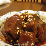 咲乃家 - まぐろの角煮550円