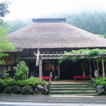 甘酒茶屋 - バス停も「甘酒茶屋」