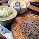 雅屋 - 田舎蕎麦と天丼セット