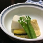 山ばな平八茶屋 - 焚き合わせ 海老芋