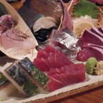 魚金 池袋店 - お手軽３点盛り(笑)