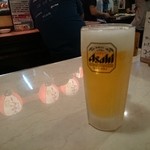 焼焼とんとん - 2015926 生ビール♪