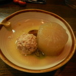 大納言本家 - おでん（大根・つくね）