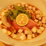 紫 くろ喜 - 鴨そば（手もみ麺）９００円