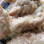 手打うどん 麦蔵 - 丁寧に揚げられた唐揚くん(*´д`*)うまー