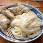 手打うどん 麦蔵 - かしわざる620円(*´д`*)