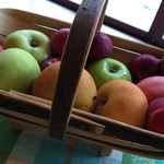 ホテルブレストンコート ザ・ラウンジ - この籠に入れて持って来てくださいました^ ^