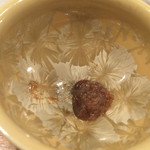 じどりや 穏座 - 何とタレの脂を味見させていただきました♪　　　これもめっちゃ美味！！