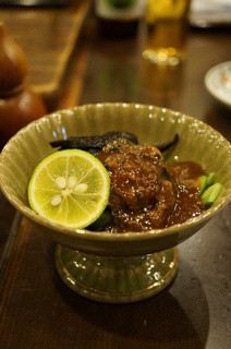 Naradahonten - 岩茸の酢味噌和え（518円）