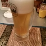 スリランカ料理 ラサハラ - 生ビール（アサヒ）400円