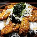 Minatoya - ※2014年秋の写真「カキのかばやき丼 (茶碗蒸し・香物・汁物付)」1650円(8%込)