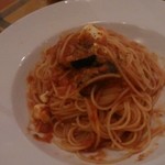 元祖にんにくや - 秋なすとモッツァレラチーズのパスタ