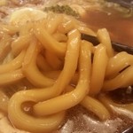 ばんどう太郎 - 味噌が染みた  うどん  アップ！