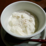 佳肴みを木 - カモミール風味の塩パンナコッタ