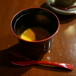 佳肴みを木 - カボチャのスープはとっても濃厚でクリーミー