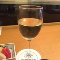 隨縁亭 ホテルモントレ京都 - 白。京都産。丹波ワインかな。やさしいスッキリ感。