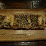 酒盃 - あなご串焼き(500円)