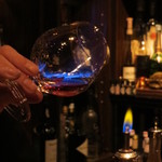 バースカーレット - アイリッシュコーヒーを作って貰う