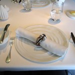 ピエール・ガニェール - テーブルセッティング