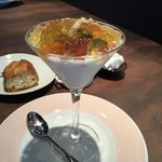 ル ボークープ - 蕪のムースと蟹のジュレ　ズワイガニ、柿と共に