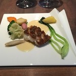 ル ボークープ - コブダイのポワレ　白ワインソース