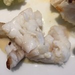 ル ボークープ - 淡路産コブダイのポワレ　火入れ具合