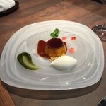 ル ボークープ - ロロンカボチャのクレームキャラメル　カルダモンアイスと共に