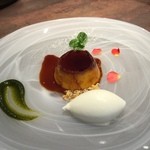 ル ボークープ - ロロンカボチャのクレームキャラメル　カルダモンアイスと共に