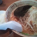 麺屋 錦堂 - しびれ味噌ラーメン+半ライス