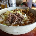 しんたく - 2015.11 肉金うどん大盛