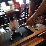 Noi Thai Cuisine - 加熱してゴボゴボゴボ