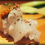 天寿し 京町店 - 赤イカ