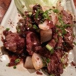 大阪鍋 鉄板焼き 暁 - ハラミ 鉄板焼