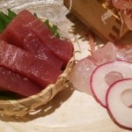 いなせ 寅”衛門 - 刺身アップ(201511)