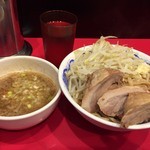 ジャンクガレッジ 大宮駅前店 - 2015/11/6つけ麺大小豚増し野菜通常にんにくちょっと