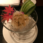 中国料理 カリュウ(ヨコハマ グランド インターコンチネンタル ホテル) - フカヒレ姿のお刺身