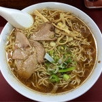 四條食堂 - 醤油大盛 麺は２玉