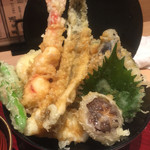 生け簀の甲羅 - 海鮮天丼