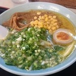 Takumi - 味噌バターラーメン    トッピングネギ