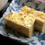 Ajisaikan - 「C定食」（800円）の玉子焼き