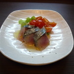 和歌山県産真サバのマリネ